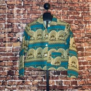 Alex Kin- Patterned quilted jacket